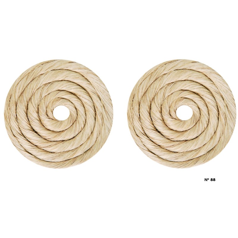 Rodetes de fallera Grandes cabello natural pareja