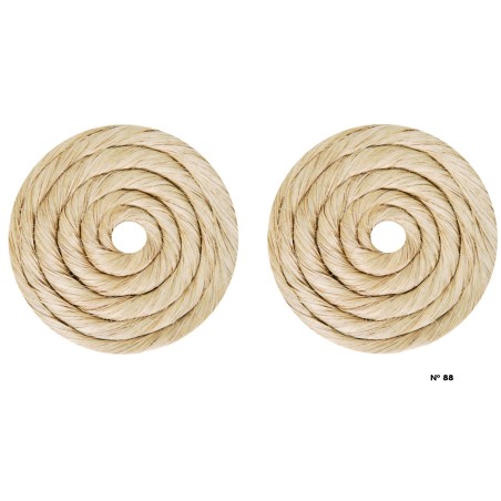 Rodetes de fallera Grandes cabello natural pareja