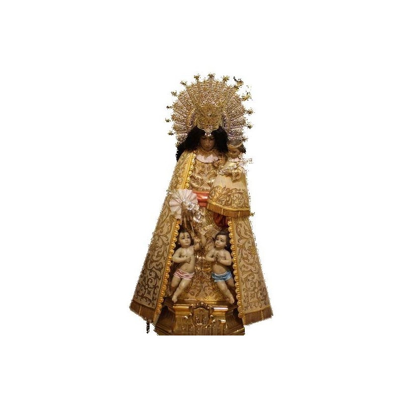 Peluca imagen religiosa.