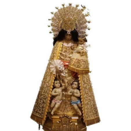 Peluca imagen religiosa.