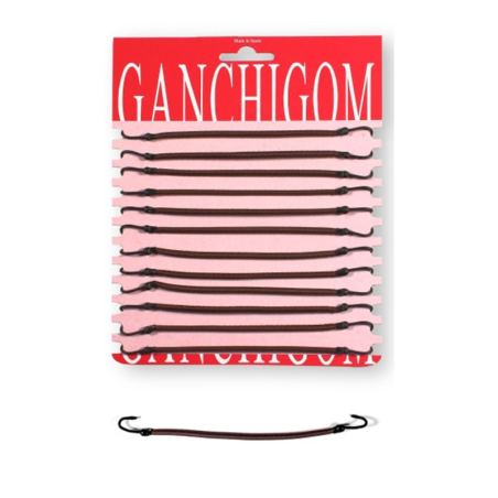 Goma gancho Marrón. Ganchigom