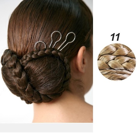Moño de  Requena grande cabello natural.