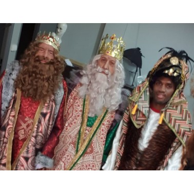 Pelucas de Reyes Magos | Conjunto 3 piezas Reyes Magos