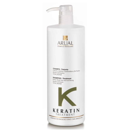 Champú keratina Arual 1000 ml. Tratante. Arual