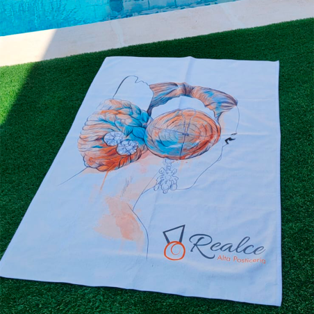 Toalla playa  Fallera edición limitada. 100 cm x150cm
