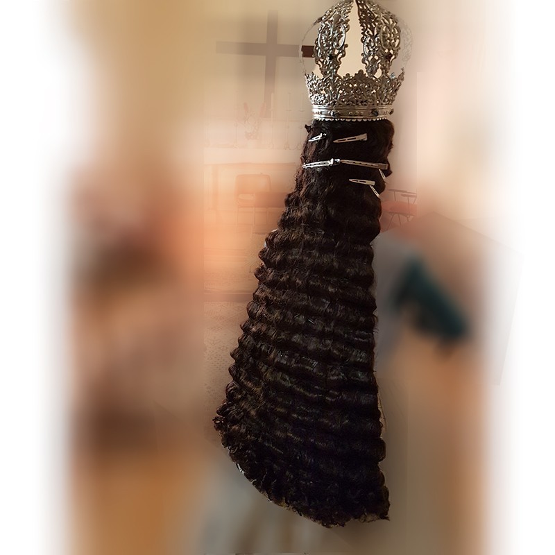 Peluca Virgen del Carmen | Pelucas para Imágenes Religiosas
