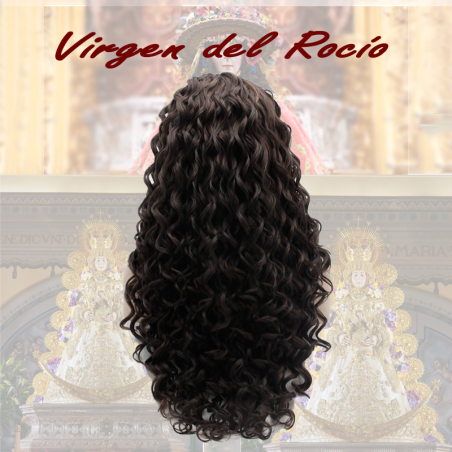 Peluca para Virgen del Rocío | Pelucas para Imágenes Religiosas