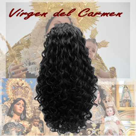 Peluca Virgen del Carmen | Pelucas para Imágenes Religiosas