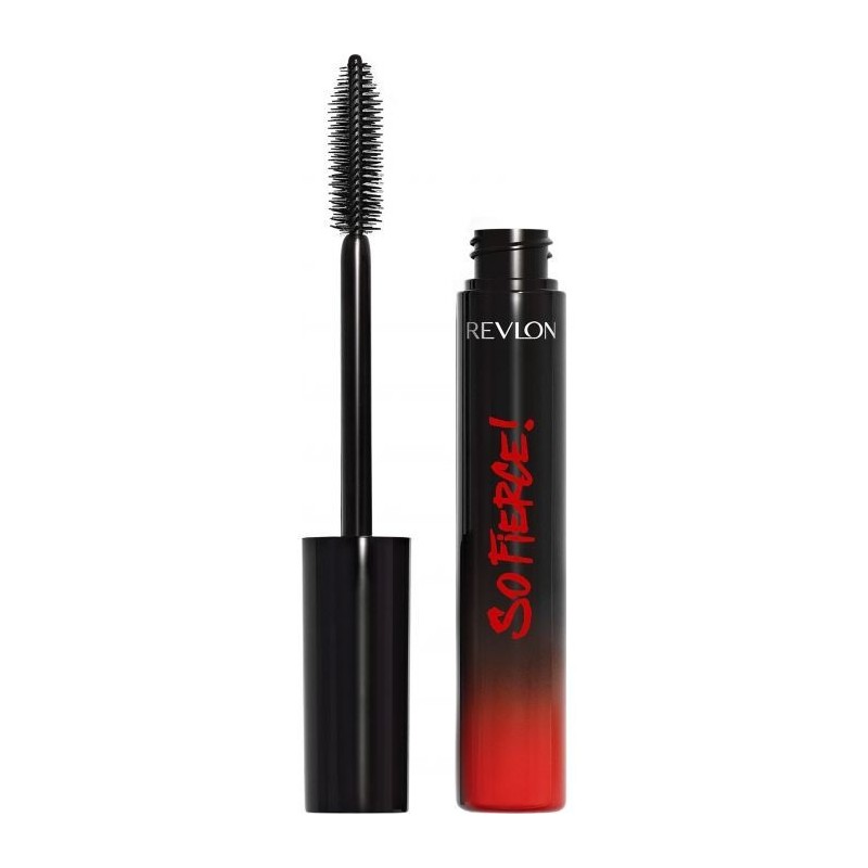 Máscara de pestañas SO FIERCE  Revlon, negro, volumen, longitud, larga