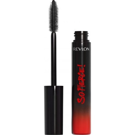 Máscara de pestañas SO FIERCE  Revlon, negro, volumen, longitud, larga