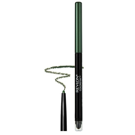 Lápiz de ojos ColorStay  203 BROWN Revlon, verde, lapiz waterproof, la