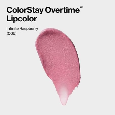 Labial líquido ColorStay Overtime Revlon, sofa, manzanilla, brillante,