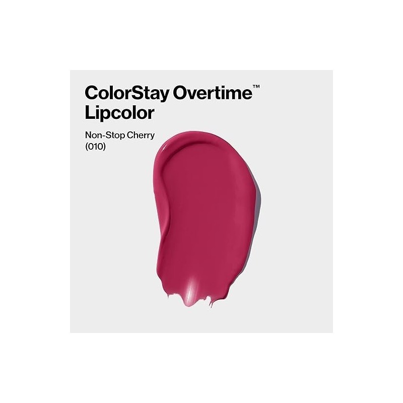 Labial líquido ColorStay Overtime Revlon, sofa, manzanilla, brillante,