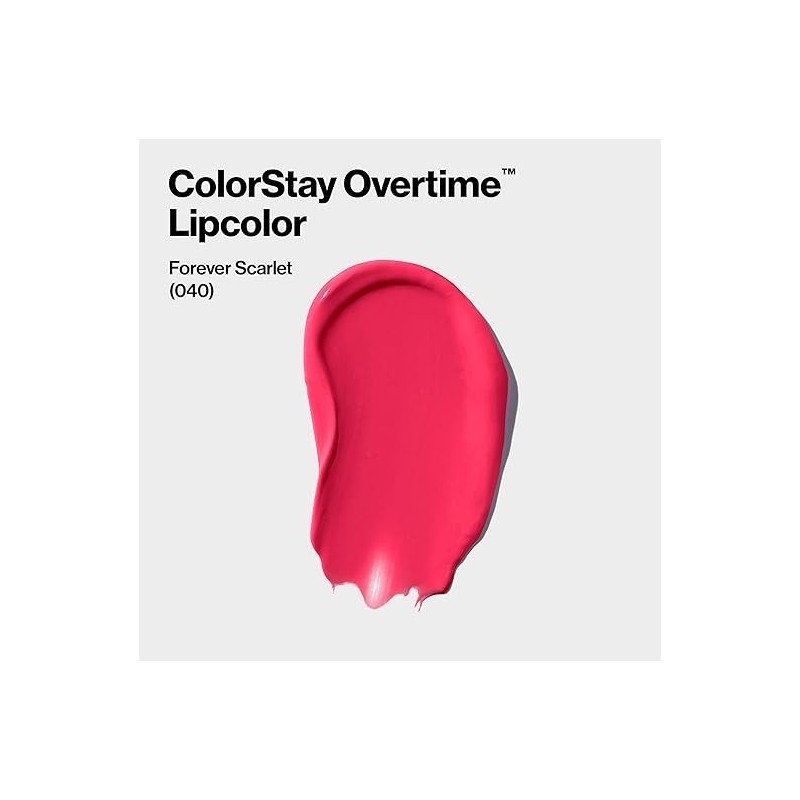 Labial líquido ColorStay Overtime Revlon, sofa, manzanilla, brillante,