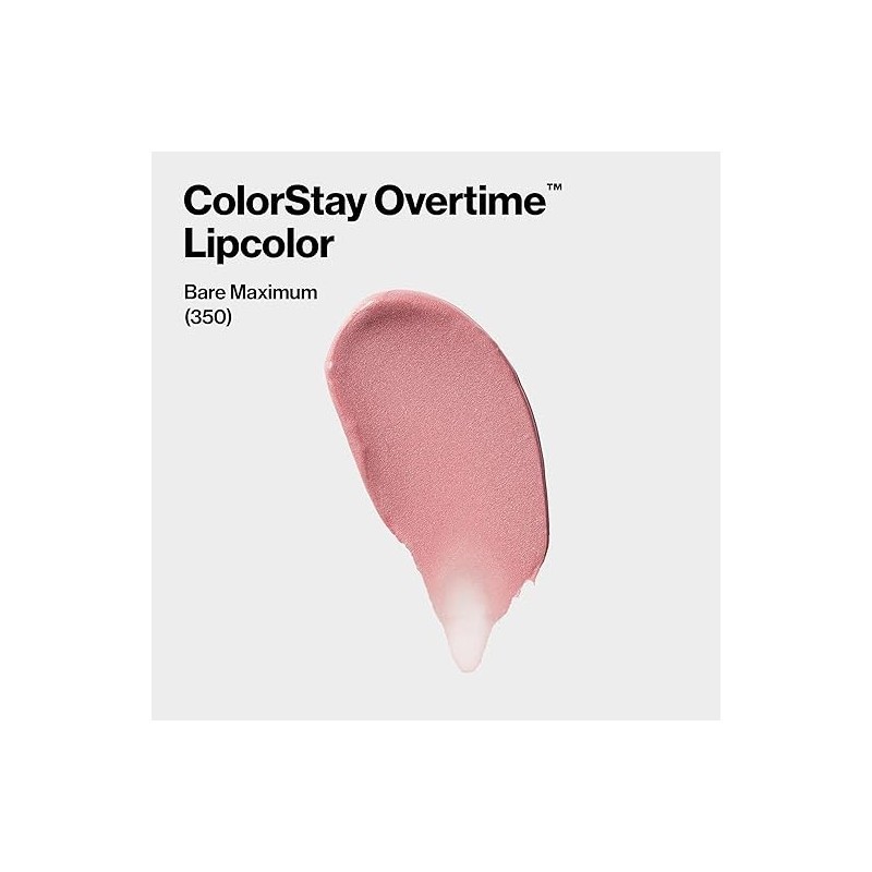 Labial líquido ColorStay Overtime Revlon, sofa, manzanilla, brillante,