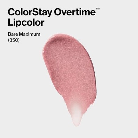 Labial líquido ColorStay Overtime Revlon, sofa, manzanilla, brillante,