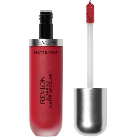 Labial líquido Ultra HD Matte Lipcolor revlon, vainilla, aplicador pro