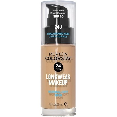 Base de maquillaje ColorStay  piel Normal Seca, sin perfume, sin aceit