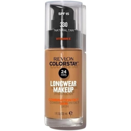 Base de maquillaje ColorStay piel Mixta/Grasa, flexible, resistente, f