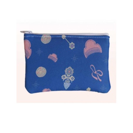 Cartera Fallera Azul. Moñaditas