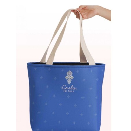 Bolso fallero pendiente racimo. Moñaditas