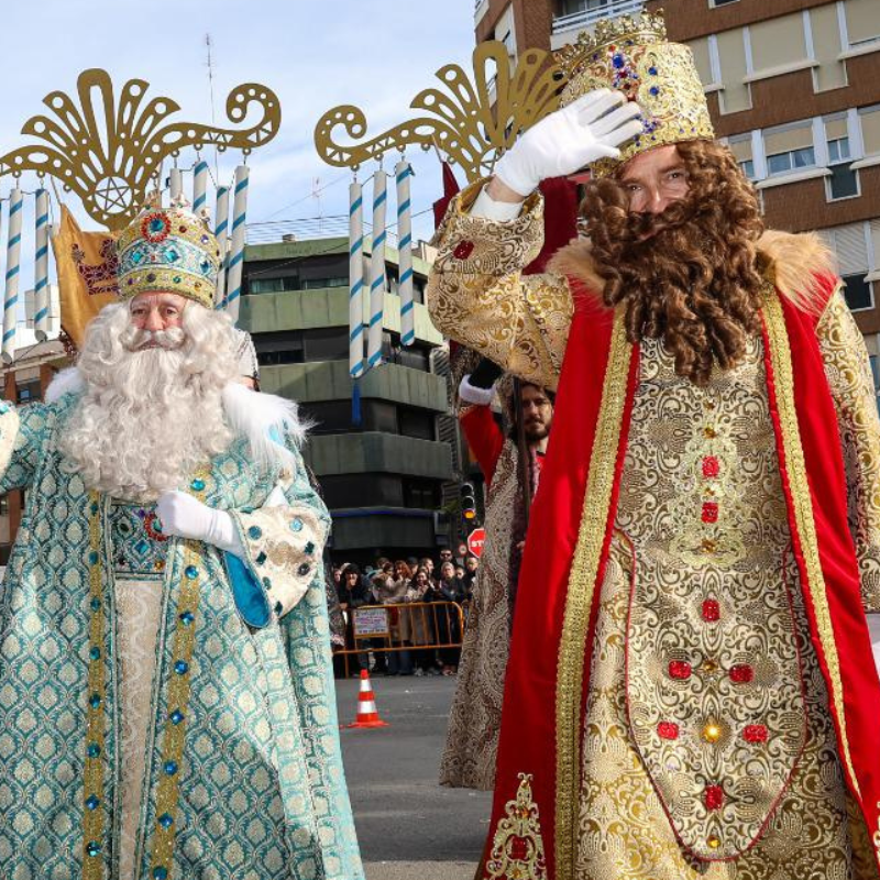 Conjunto reyes magos tres piezas