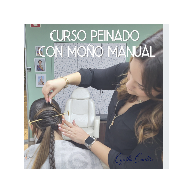 Curso Moño manual Fallera | Formación Realce