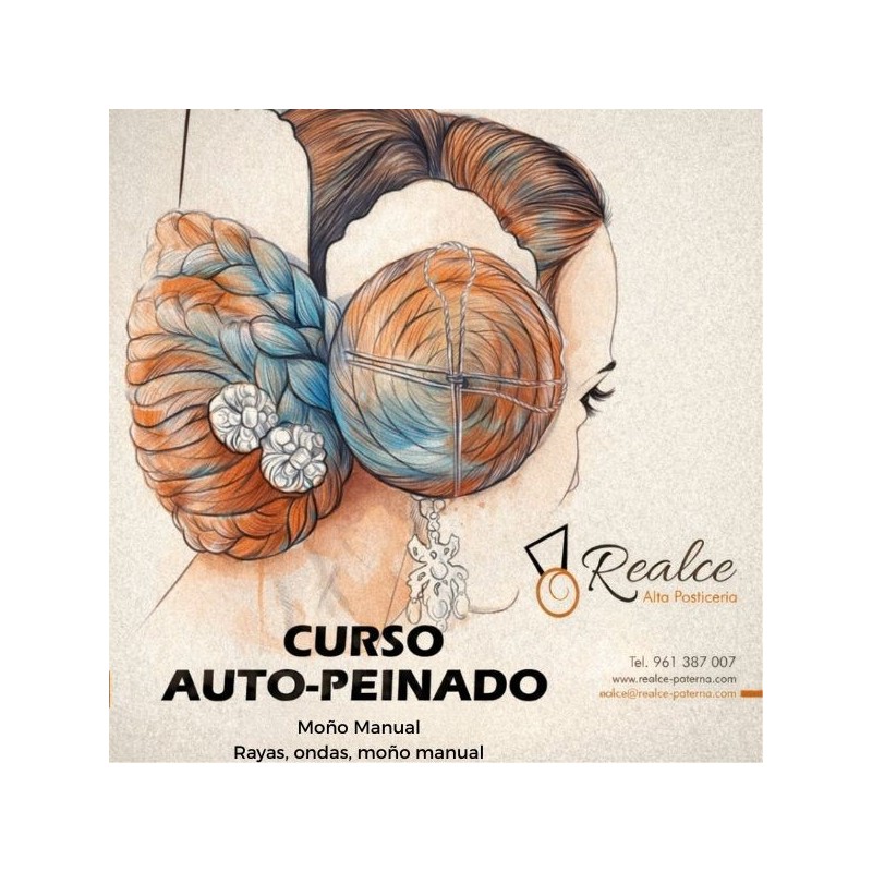 Curso Autopeinado Manual Fallera | Moño Manual | Realce
