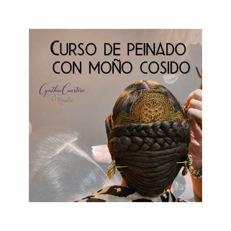 Curso de Moño cosido para Fallera