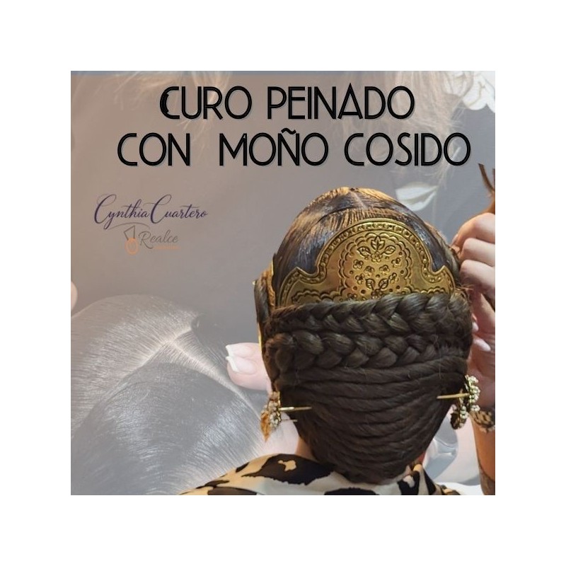 Curso moño de fallera cosido y manual | Formación profesional Realce