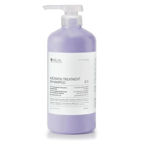 Champú keratina Arual 1000 ml. Tratante. Arual