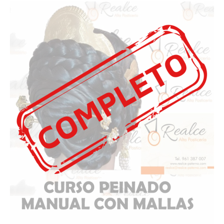Curso Moño manual Fallera | Formación Realce